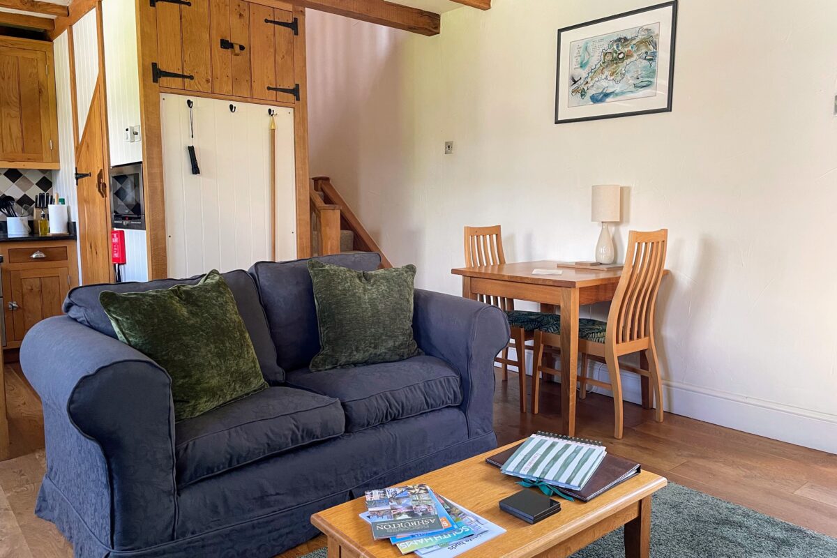 Widecombe Cottage - Living room