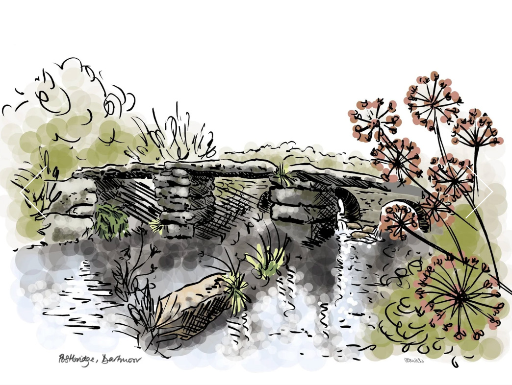 Postbridge Clapper Bridge