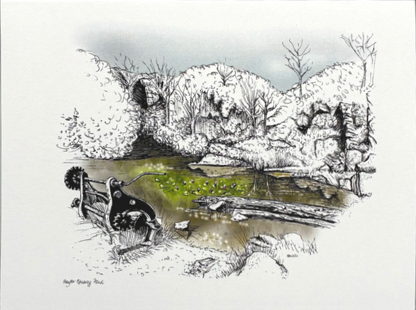The Pond at Haytor Quarry