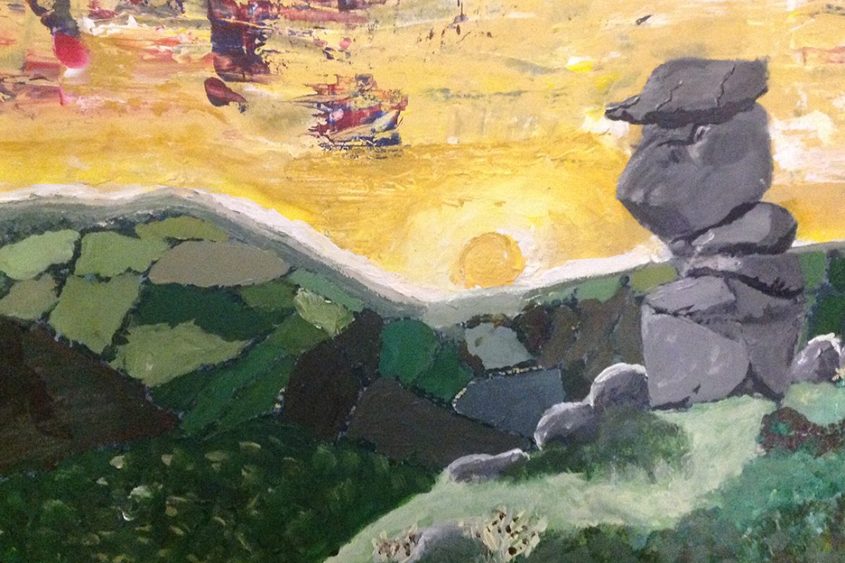 Bowerman's Nose on Dartmoor by Thomasin Manley-Frost (age 10), St Peter's Prep School, Lympstone (1)